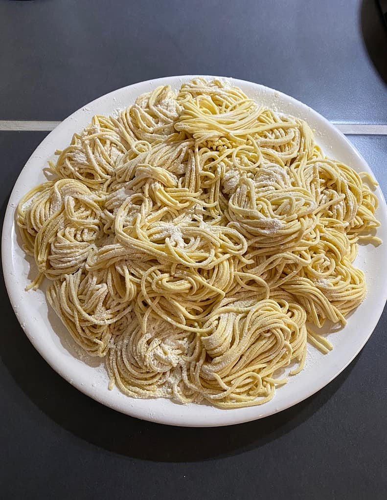 Selbst gemachte Spaghetti
