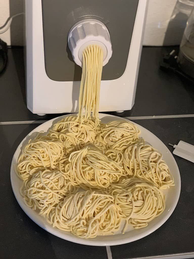 Spaghetti selbst herstellen mit Pasta Maker