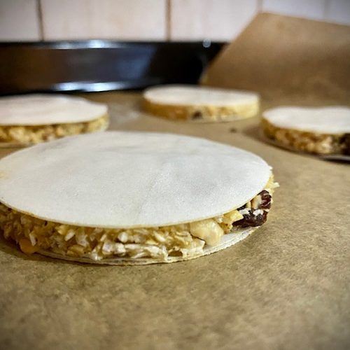 Runde Müsli Riegel