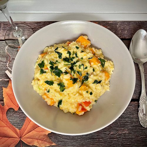Kürbis Risotto