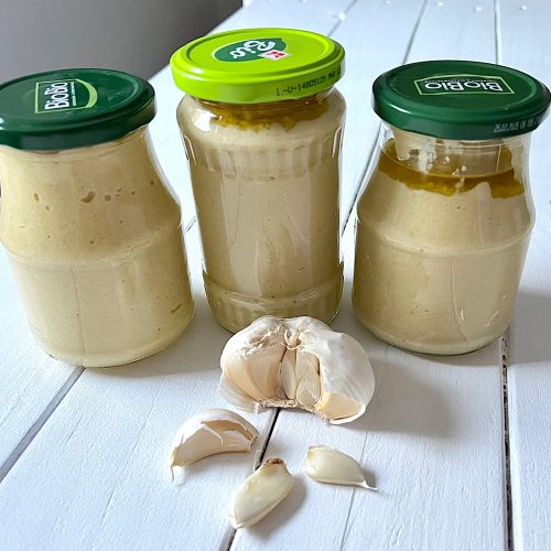 Selbst gemachte Knoblauchpaste