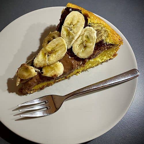 Bananen-Schokopudding Kuchen