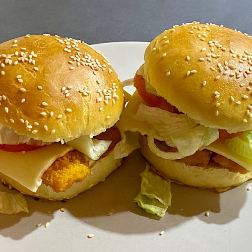 Selbst gemachte Burger Buns