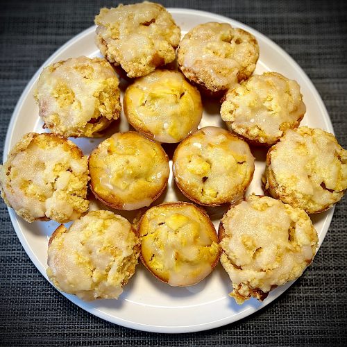 Vegane Apfelmuffins mit Streusel