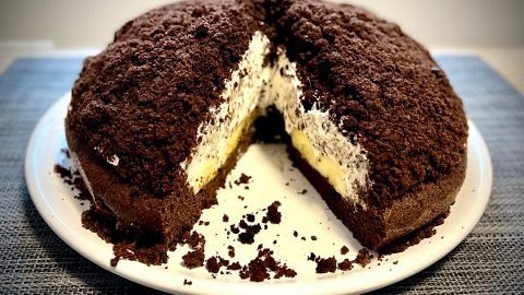 Maulwurfkuchen mit Banane