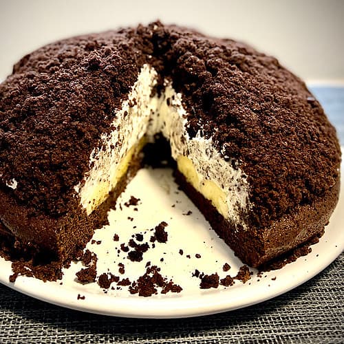 Maulwurfkuchen mit Banane