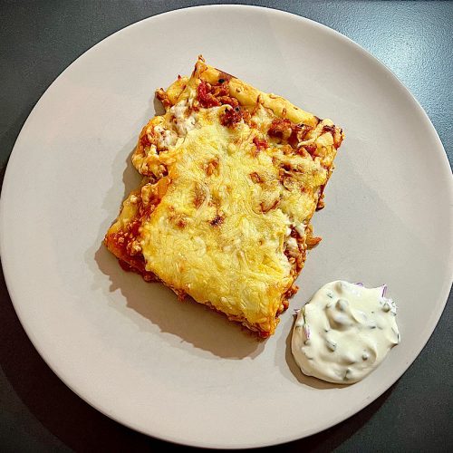 Blätterteig Lasagne