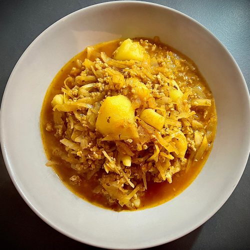 Weißkohl Eintopf mit Kartoffeln