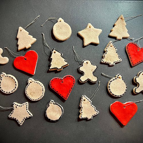 Weihnachtsbaumschmuck aus Salzteig