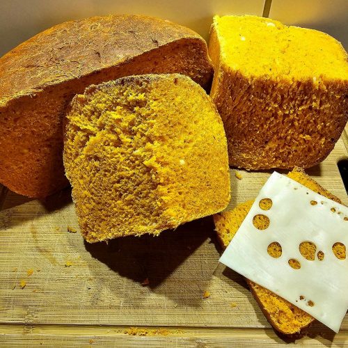 Pizza Brot mit Käse