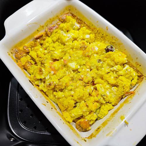 Rührei im Airfryer zubereiten