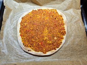 Türkische Pizza - Lahmacun aus dem Ofen